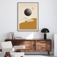 Dune Inspired Poster   Mid Century Modern Poster  Minimalist Poster  Retro Art Print  Collage Art Poster  1421885010