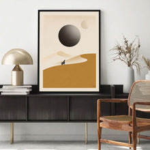 Dune Inspired Poster   Mid Century Modern Poster  Minimalist Poster  Retro Art Print  Collage Art Poster  1421885010