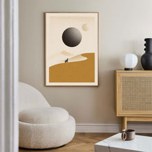 Dune Inspired Poster   Mid Century Modern Poster  Minimalist Poster  Retro Art Print  Collage Art Poster  1421885010