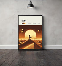 Dune Minimalist Art Poster - Digital Download, Sci-Fi Wall Art for Home Decor 1873321214