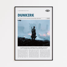 Dunkirk, Christopher Nolan, Retro Movie Poster, Custom Movie Poster 4421169625