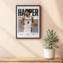 Dylan Harper #2 Poster San Antonio Basketball Wall Art