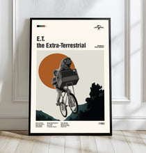 E.T. the Extra-Terrestrial Poster, Mid-Century Modern Art, Minimalist Movie Print, Retro Wall Art 4442047314