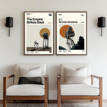 E.T. the Extra-Terrestrial Poster, Mid-Century Modern Art, Minimalist Movie Print, Retro Wall Art 4442047314