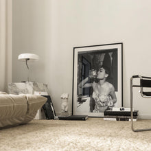 Eartha Kitt Drinking Honey Print, Bar Cart Art Black and White Wall Art, Vintage Print, Photography Prints, Museum Quality Photo Art Print, 1804397452