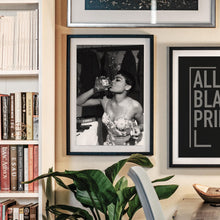 Eartha Kitt Drinking Honey Print, Bar Cart Art Black and White Wall Art, Vintage Print, Photography Prints, Museum Quality Photo Art Print, 1804397452 3049