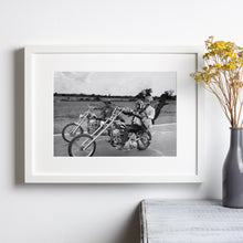 Easy Rider Print, Vintage Motorcycle Poster, Black and White Wall Art, Vintage Print, Photography Prints, Museum Quality Photo Art Print 1606604618