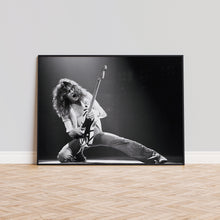 Eddie Van Halen Print, Van Halen Guitar Black and White Wall Art, Vintage Print, Photography Prints, Museum Quality Photo Art Print 1606604638