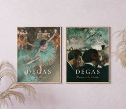 Edgar Degas Ballerinas Print, Degas Ballerina Poster, Degas Exhibition Poster, Degas wall Art, Ballet Print, Blue Dancers Print 1116831812