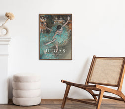 Edgar Degas Ballerinas Print, Degas Ballerina Poster, Degas Exhibition Poster, Degas wall Art, Ballet Print, Blue Dancers Print 1116831812