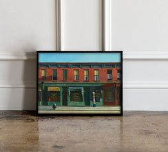 Edward Hopper Early Sunday Morning poster, Edward Hopper print, Edward Hopper wall art, Edward Hopper exhibition print 1218881902 6240