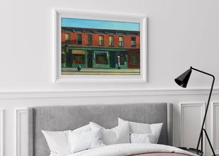 Edward Hopper Early Sunday Morning poster, Edward Hopper print, Edward Hopper wall art, Edward Hopper exhibition print 1218881902 6240