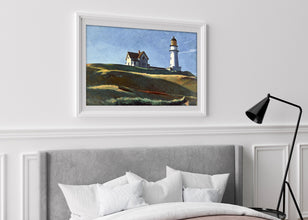 Edward Hopper Lighthouse Hill (1927) poster, Edward Hopper print, Edward Hopper wall art, Edward Hopper exhibition print 1218882984