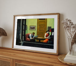 Edward Hopper Room in New York poster, Edward Hopper print, Edward Hopper wall art, Edward Hopper exhibition print, Contemporary Print 1430494656