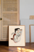 Egon Schiele Naked Lady (1912) Print, Egon Schiele Art Print, Egon Schiele Reproduction, Egon Schiele poster, women oil painting 1219554281