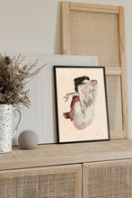 Egon Schiele Naked Lady (1912) Print, Egon Schiele Art Print, Egon Schiele Reproduction, Egon Schiele poster, women oil painting 1219554281