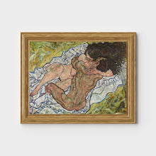 Egon Schiele The Embrace (Lovers, 1917) print, Egon Schiele print, Egon Schiele poster, Egon Schiele wall art, Art reproduction the embrace 1234110253