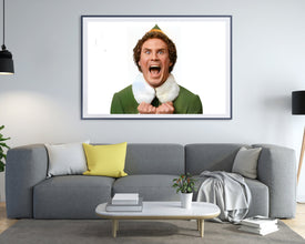 Elf Buddy Poster, Christmas Gifts, Buddy The Elf, Funny Christmas Canvas Movie Print, The Elf Printable Christmas Decor, Digital Download 1633590693