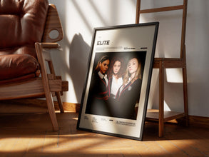 Elite Poster, Danna Paola and Ester Expósito Poster, Elite Series Print, Spanish Tv Show Poster, Movie Wall Decor Idea 4306171205