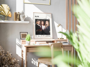 Elite Poster, Danna Paola and Ester Expósito Poster, Elite Series Print, Spanish Tv Show Poster, Movie Wall Decor Idea 4306171205