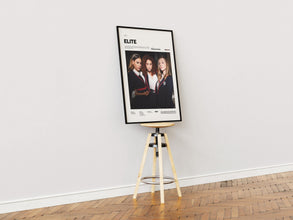 Elite Poster, Danna Paola and Ester Expósito Poster, Elite Series Print, Spanish Tv Show Poster, Movie Wall Decor Idea 4306171205