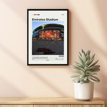 Emirates Stadium Poster, Arsenal FC Poster Print, Football Stadium Poster, Premier League Soccer Art