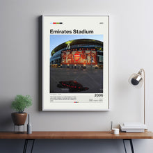 Emirates Stadium Poster, Arsenal FC Poster Print, Football Stadium Poster, Premier League Soccer Art