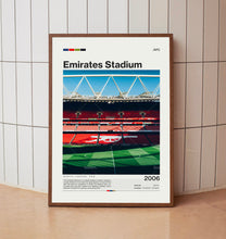 Emirates Stadium Poster, Arsenal FC Poster Print, Football Stadium Poster, Premier League Soccer Art1t
