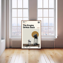 Empire Strikes Back Poster Mid-Century Modern Star Wars Print 4373889823