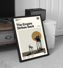 Empire Strikes Back Poster Mid-Century Modern Star Wars Print 4373889823