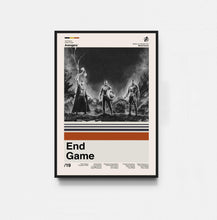 Endgame - Avengers Poster, Marvel Poster, Movie Poster, Midcentury Art, Minimalist Art, Retro Poster, Vintage Poster 1811241457