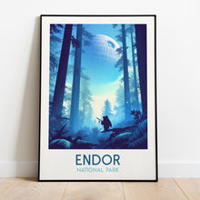 Endor National Park Poster Star Wars Travel Art Print 1792595335