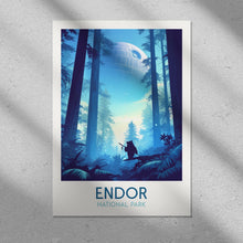 Endor National Park Poster Star Wars Travel Art Print 1792595335