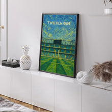 England Twickenham Stadium Illustration - Contemporary Art Print - FRAMED or UNFRAMED - Best Gift for Rugby Fans - Customised Option
