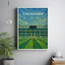 England Twickenham Stadium Illustration - Contemporary Art Print - FRAMED or UNFRAMED - Best Gift for Rugby Fans - Customised Option
