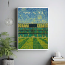 England Twickenham Stadium Illustration - Contemporary Art Print - FRAMED or UNFRAMED - Best Gift for Rugby Fans - Customised Option (2)