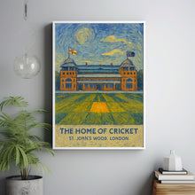 England & Middlesex Cricket, Lords Ground Contemporary Poster Print, Framed or Unframed