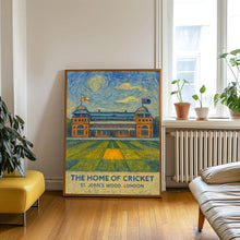 England & Middlesex Cricket, Lords Ground Contemporary Poster Print, Framed or Unframed