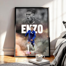 Enzo Fernandez Football Poster Chelsea Football Art Print 4397960592