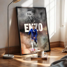 Enzo Fernandez Football Poster Chelsea Football Art Print 4397960592