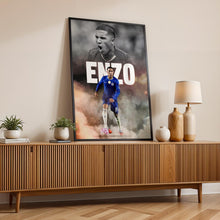 Enzo Fernandez Football Poster Chelsea Football Art Print 4397960592