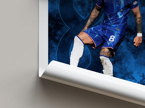 Enzo Fernandez Poster Chelsea Football Print, Soccer Poster 4403236655