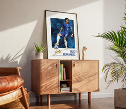 Enzo Fernandez Poster Chelsea Football Print, Soccer Poster 4403236655