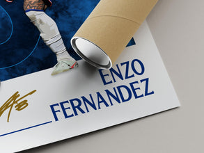 Enzo Fernandez Poster Chelsea Football Print, Soccer Poster 4403236655