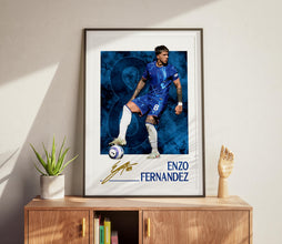 Enzo Fernandez Poster Chelsea Football Print, Soccer Poster 4403236655