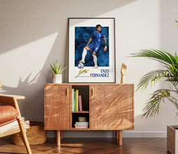Enzo Fernandez Poster Chelsea Football Print, Soccer Poster 4403236655