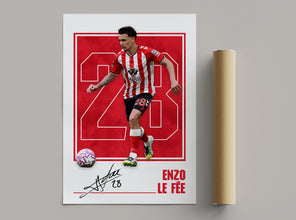Enzo Le Fee Poster Sunderland Soccer Poster, Football Print 4435473441