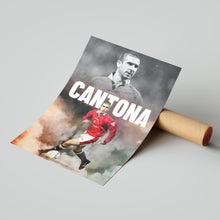 Eric Cantona Football Poster Manchester United Football Art Print 4395856083