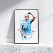 Erling Haaland - 20232024 - Home Kit - Poster - Print 1575994263