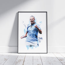 Erling Haaland - 20242025 - Home Kit - Poster - Print 1789931735